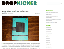 Tablet Screenshot of drop-kicker.com